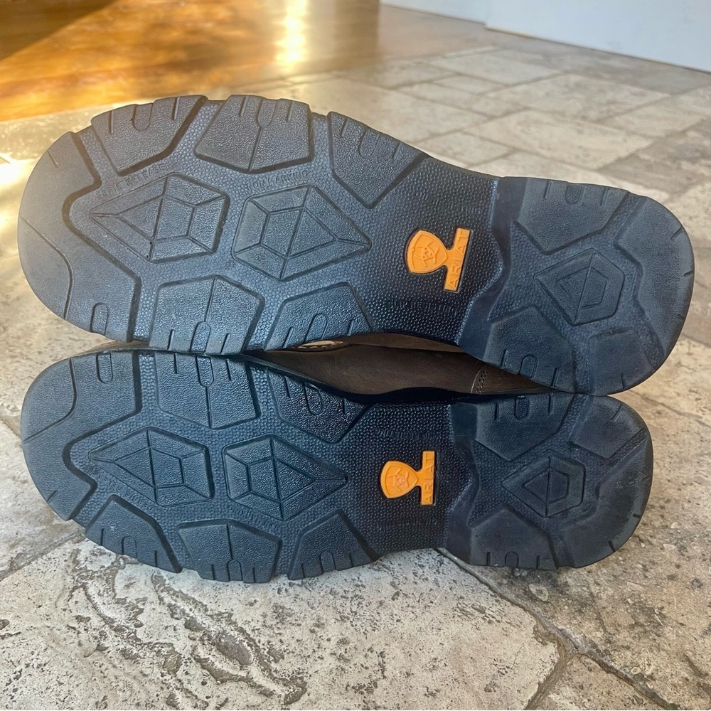 NWT Ariat Women’s Edge LTE Moc Composite Toe Work Boots | Brown Suede | Size 8 - Picture 8 of 16